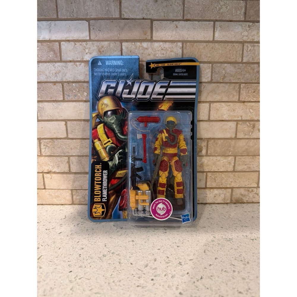 GI‎ Joe Blowtorch Jungle Assault Figure Hasbro
